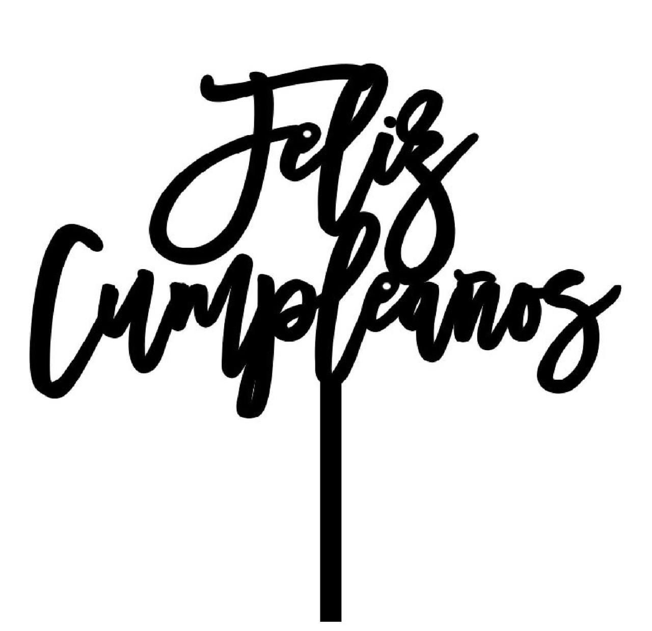 Cupcake - Feliz (Wood)